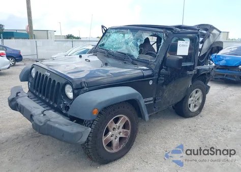 2015 Jeep Wrangler Sport from USA, damaged, VIN 1C4AJWAG4FL681688
